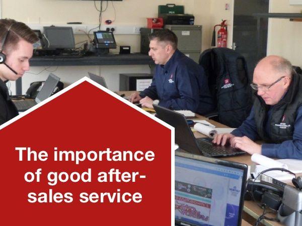 The importance of good after-sales service