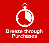 Breeze through purchases
